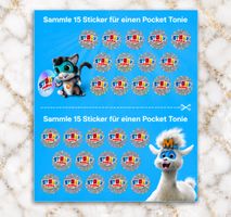 2 volle Karten Sticker Migros Störy Mania